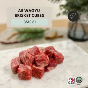 Halal A5 Japanese Wagyu Brisket Cubes