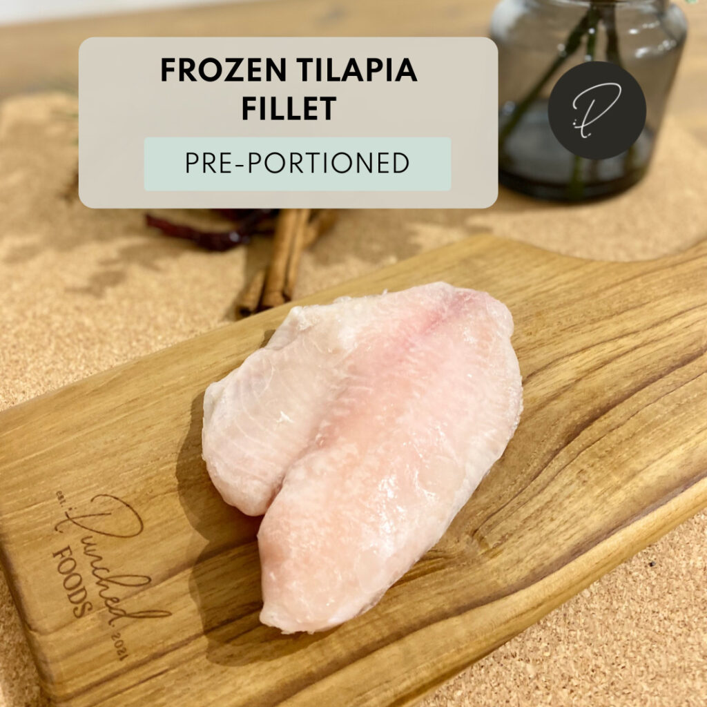 Frozen Tilapia Fillet 250G/1KG Punched Foods Savour Quality Halal
