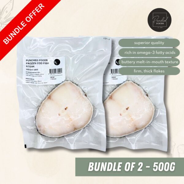 Wild Caught Cod Fish Steak