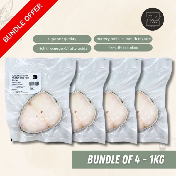 Wild Caught Cod Fish Steak