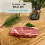 Australia grass fed striploin steak halal