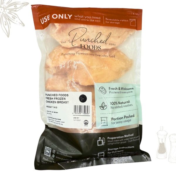 Halal fresh chicken breast from Singapore