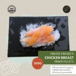 Fresh Frozen Chicken Breast Inner Fillet Halal