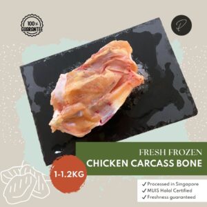 Fresh chicken carcass bone for chicken soup halal