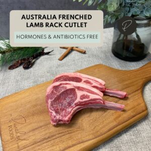 Halal Frenched lamb rack cutlet