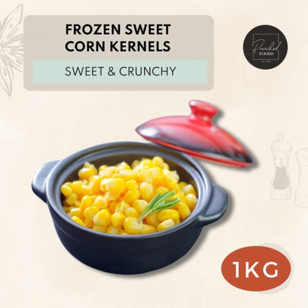 Halal Frozen Sweet Corn Kernels 1KG