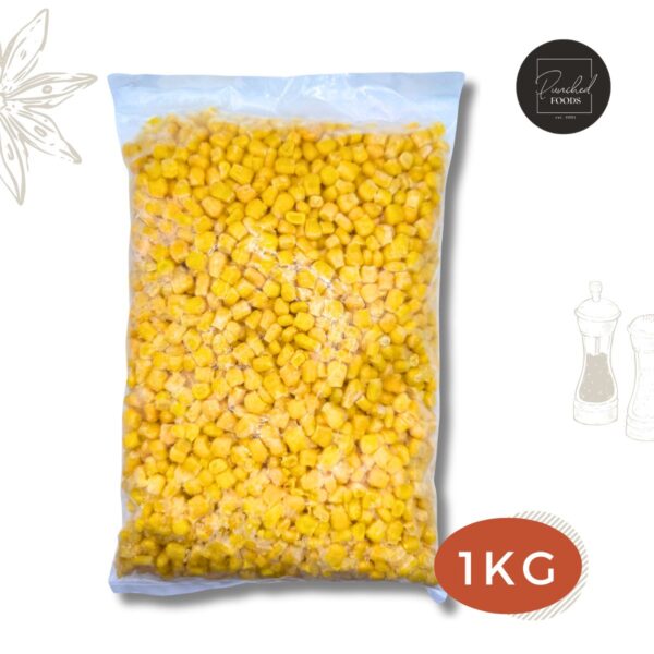 Halal Frozen Sweet Corn Kernels 1KG