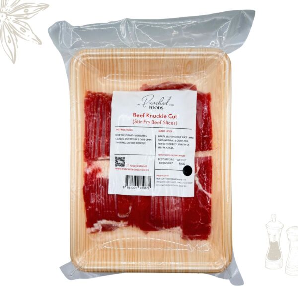 Halal Beef Stir Fry Knuckle Slices