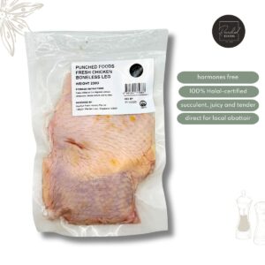 Hormone free Fresh chicken boneless leg Singapore
