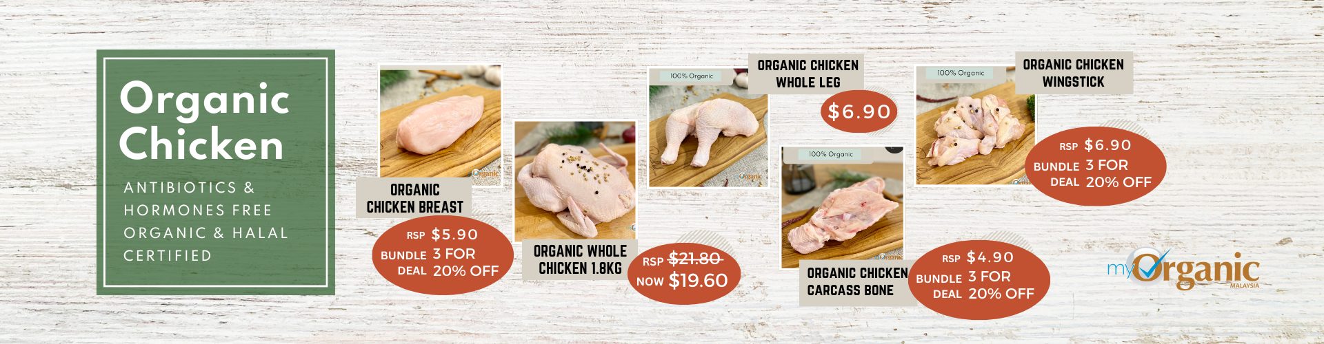 Website Banner - Halal Organic Chicken