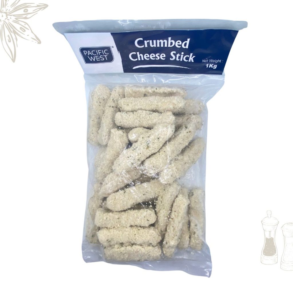 Crumbed Mozzarella Cheese Sticks 1KG (Halal) Punched Foods Savour