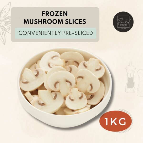 Halal Frozen Mushroom Slices 1KG