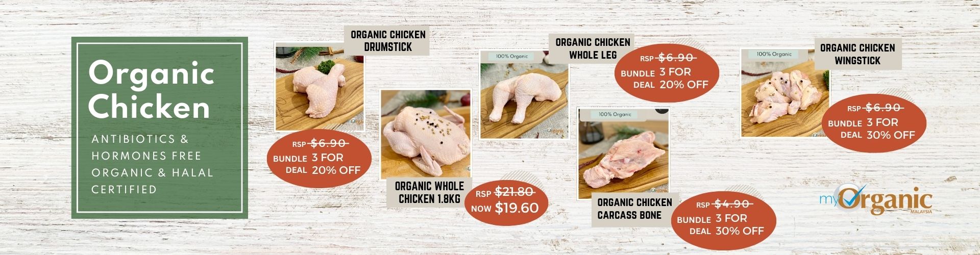 Website Banner - Organic Chicken 20%