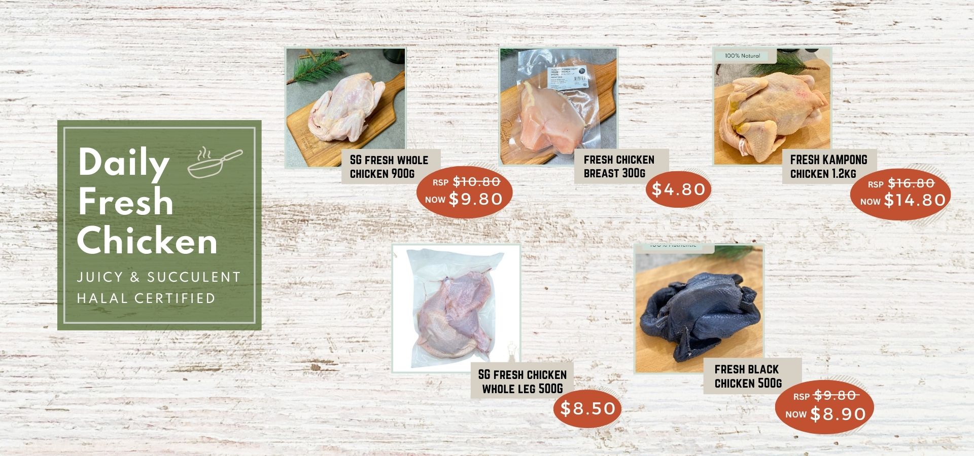 Halal Fresh Chicken Online Delivery