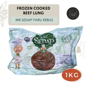 Mr Sedap Frozen Cooked Beef Lungs Paru Rebus
