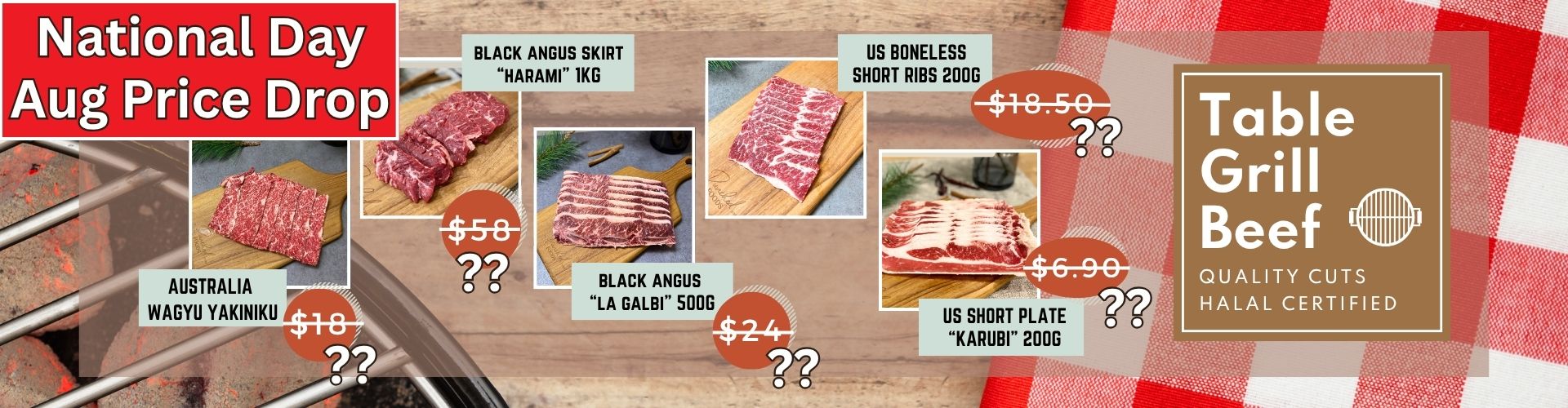 Table Gill Beef Delivery Singapore