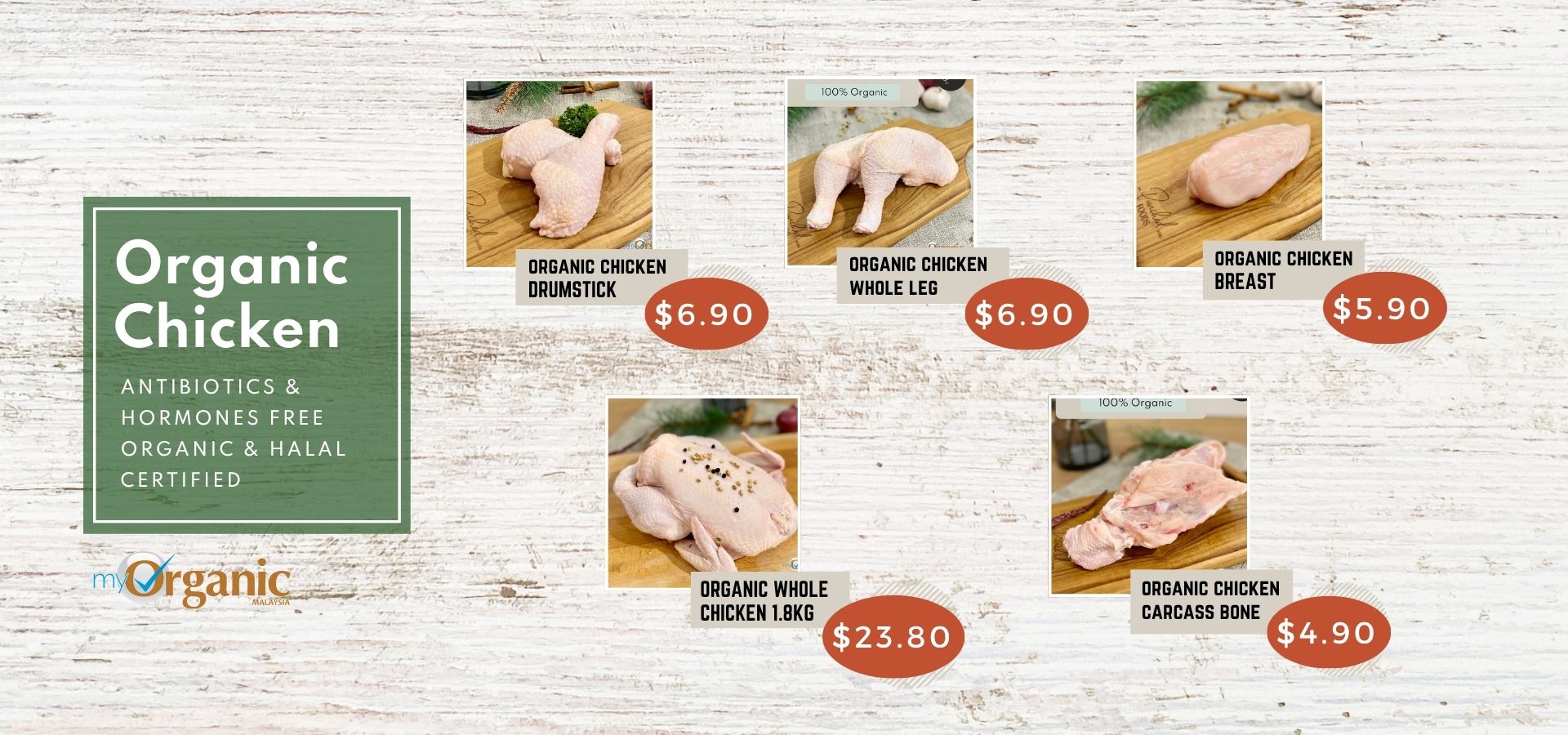 Organic Chicken Delivery in Singapore