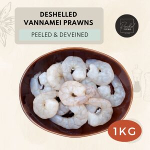 Frozen Deshelled Vannamei Prawns peeled and deveined PND