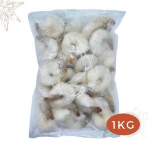 Frozen Deshelled Vannamei Prawns peeled and tail on PTO 31/40