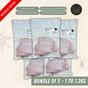 Hormone free Fresh chicken boneless leg Singapore