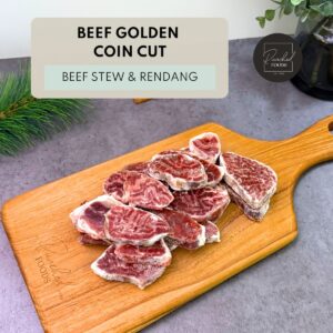 Halal beef golden coin cut in Singapore