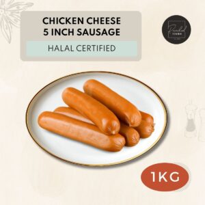 Halal Chicken Cheese Sausage 5 inch