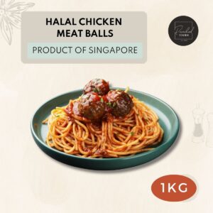 Halal chicken meatball for pasta