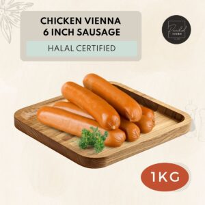 Chicken Vienna 6 inch sausage Halal