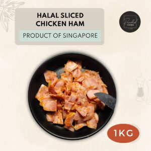 Halal sliced chicken ham