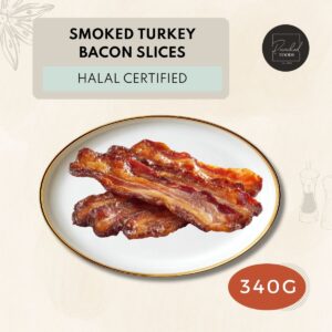US Smoked Turkey Bacon Slices Halal