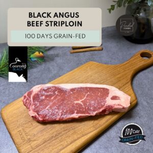Halal Australia Angus Beef Striploin 100 days grain fed
